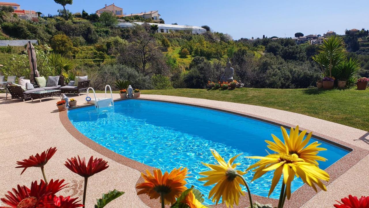 Studio-Mezzanine Dans Villa Cagnes-sur-Mer Luaran gambar